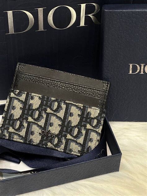 dior womens card holder|authentic Dior monogram wallet.